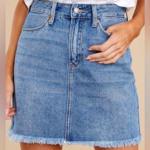 Red Dress Boutique Tangible Love Medium Wash Denim Skirt